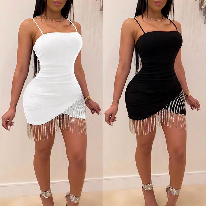 Factory Direct Sales European and American Hip-Hugging Dress Nightclub
