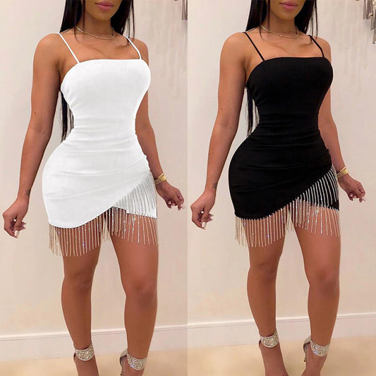 Factory Direct Sales European and American Hip-Hugging Dress Nightclub