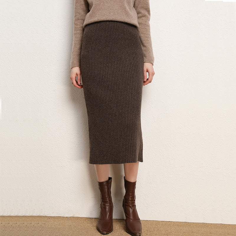 Skirt women's slimming mid-length plus size