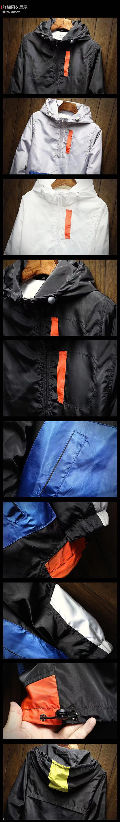 K-Style 2025 New Spring Men's Hooded Jacket Men's