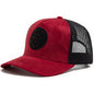 Summer Round Label Suede Baseball Cap Men's