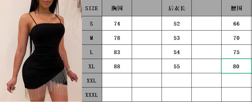 Factory Direct Sales European and American Hip-Hugging Dress Nightclub