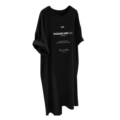 Korean Short-Sleeved Dress Women's