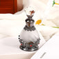 15ml Retro Arabic Dubai Metal Flower Perfume Bottle Essential Oil Attar Refillable Bottle Plum Blossom Flower Design 886