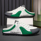 Verão masculino malha deslizamento em metade chinelos moda homem sandálias esportivas respirável qualidade casual ervilhas sapatos para homens mocassins de luxo