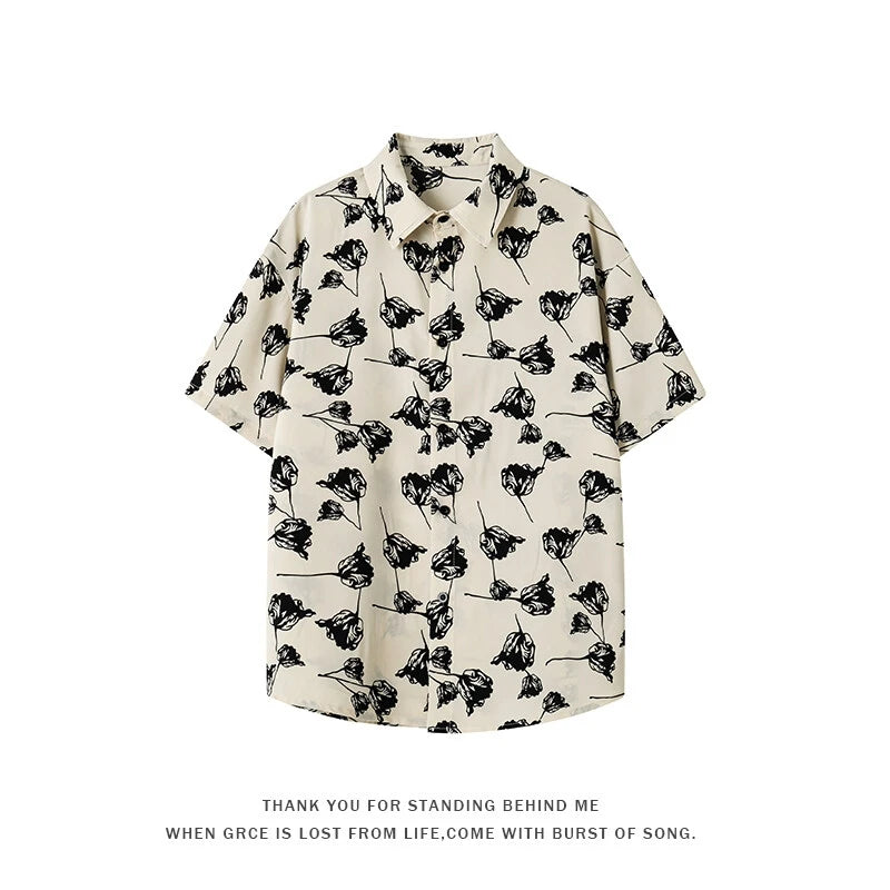 LEGIBLE Summer Shirts Men Loose Thin Cotton Short Sleeve Shirts Male Fashion Stand Solid Color 4XL 5XL