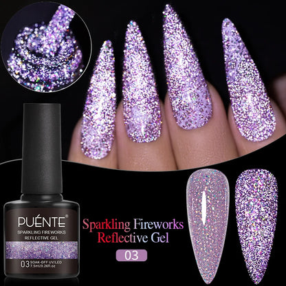 30ML Glitter Poly Nail Gel Hema Free Pink Glitter Acrylic Gel Finger Extension Nail Gel Semi-Permanent Nail Varnish For Manicure