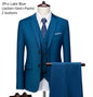 Suits For Men 3 Pieces Set Elegant Wedding  Fashion Classic Full Jackets Vest Pants Blazers Outfit 2026 Formal Costume