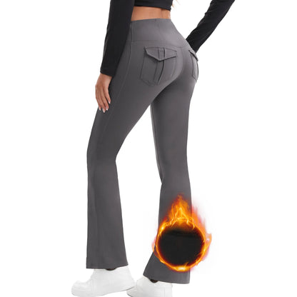 Women's High Waist Flare Yoga Pants – Tummy Control Bootcut Leggings