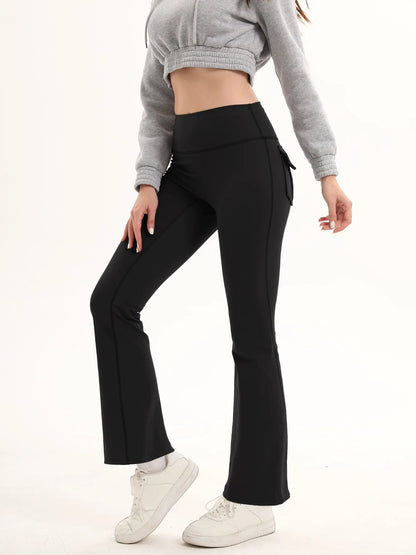 Women's High Waist Flare Yoga Pants – Tummy Control Bootcut Leggings