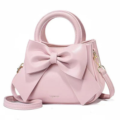 Fashionable and stylish single-shoulder handbag for women, new trendy high-end crossbody bag with bow, suitable for commuting, d