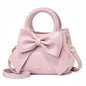 Fashionable and stylish single-shoulder handbag for women, new trendy high-end crossbody bag with bow, suitable for commuting, d