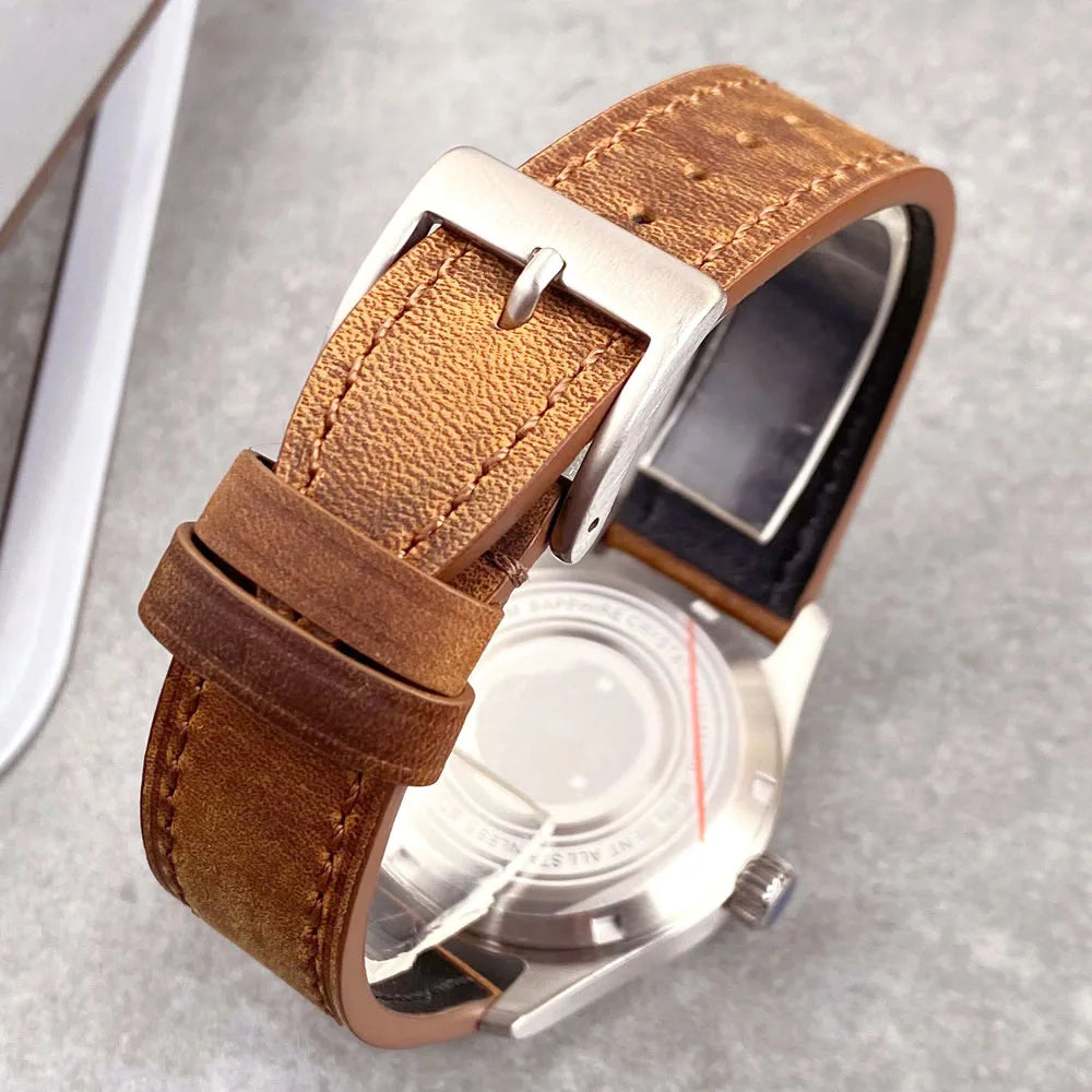 Titanium 39mm Tandorio 20ATM Dive Miyota NH35 PT Automatic Mechanical Watch Men Sapphire Leisure Wristwatch Waterproof Watches