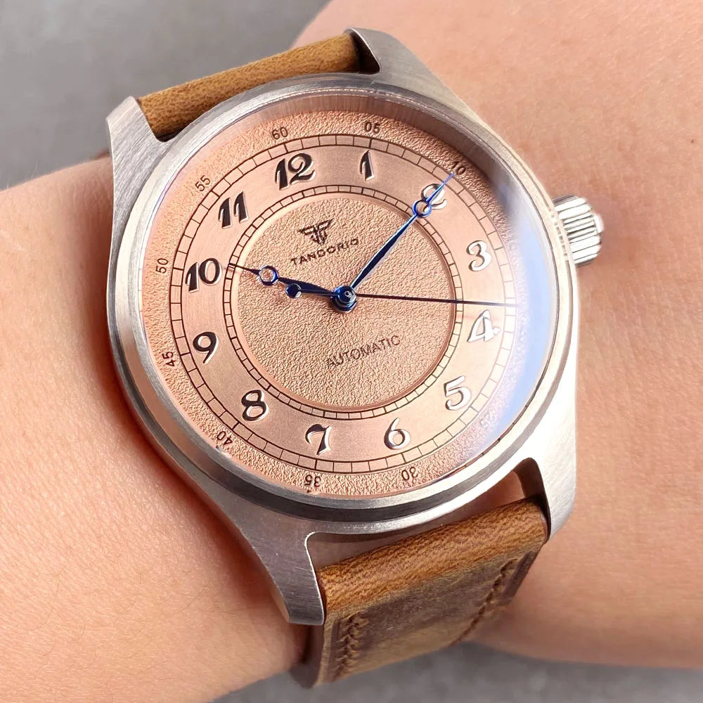 Titanium 39mm Tandorio 20ATM Dive Miyota NH35 PT Automatic Mechanical Watch Men Sapphire Leisure Wristwatch Waterproof Watches