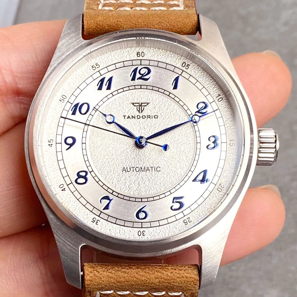 Titanium 39mm Tandorio 20ATM Dive Miyota NH35 PT Automatic Mechanical Watch Men Sapphire Leisure Wristwatch Waterproof Watches
