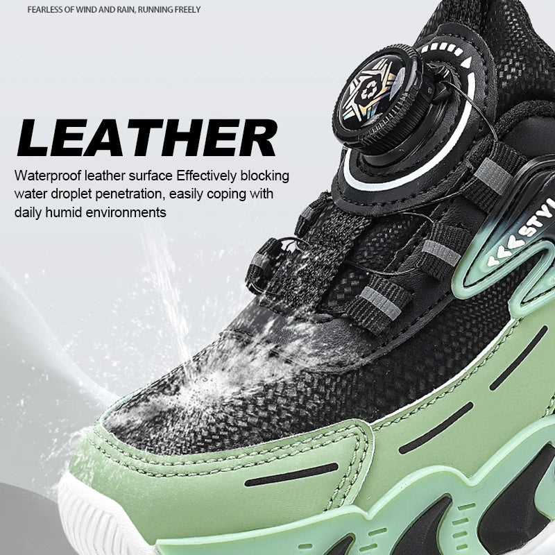 Leather Boys Kids Sneakers For Girls School Casual Outdoor