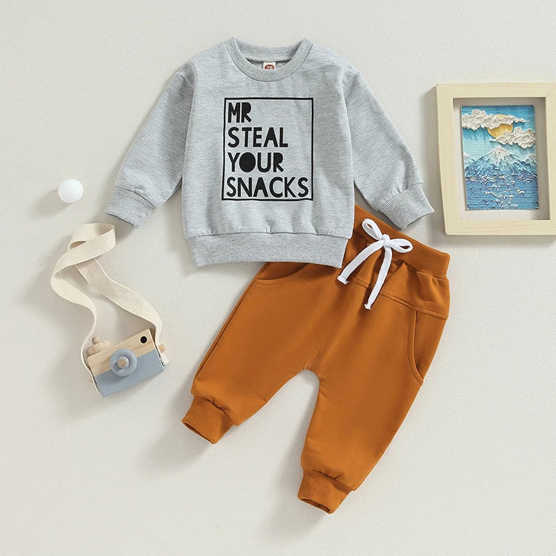 2PCS Toddler Boys Clothes Sets