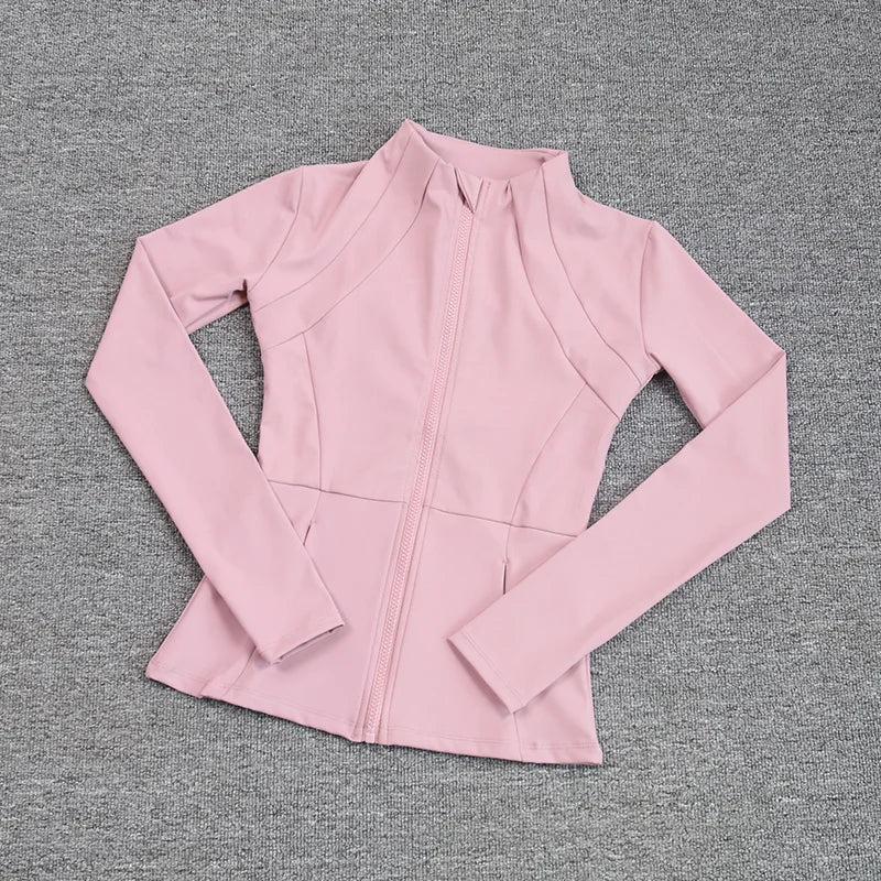 Women's Sport Zip Jacket – Quick-Dry Breathable Running & Yoga Top