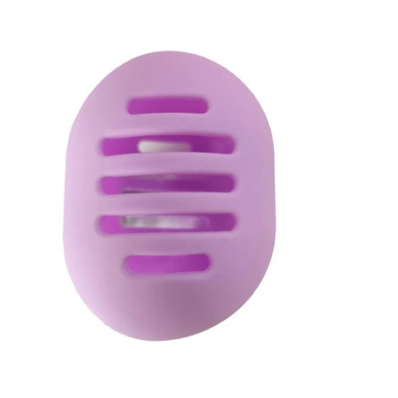 Makeup Sponge Holder Eco-Friendly Silicone Multi-hole Beauty Storage Case Travel Protable Cosmetic Puff Holder Box