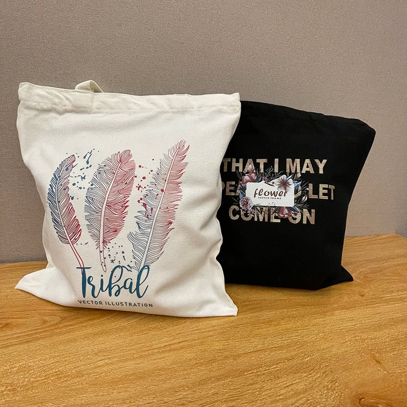 New Handbags Cute the Tote Bag Cartoon Women's Handbag Lady Bags Folding Shopping Bag Eco Shopper Beach Cloth Canvas Shoulder