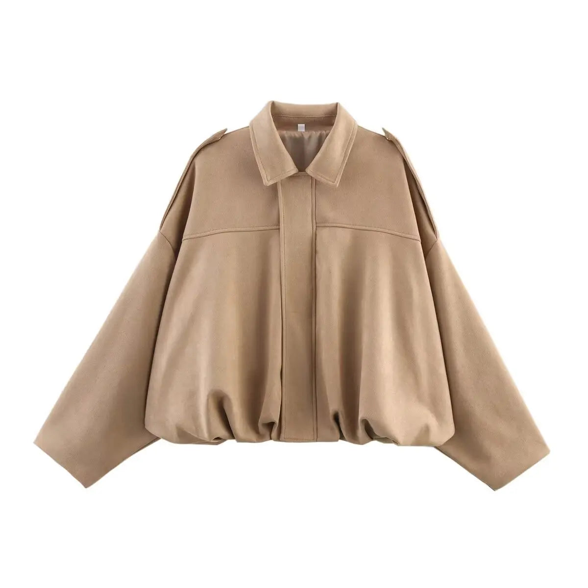 Styledora Suede Oversized Jacket
