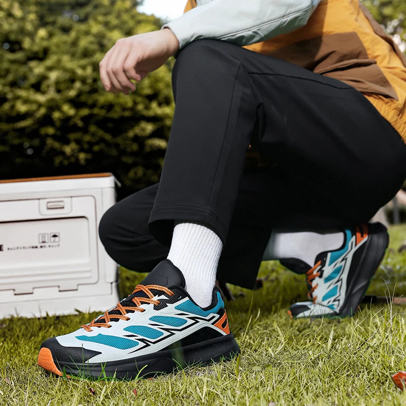 Wide Toe Men Running Sneakers