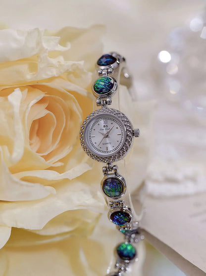 Gold Women Bracelet Watches Luxury Brand Dress Quartz Small Dial Ladies Wrist Watches Rhinestone Rose Gold Watches For Women