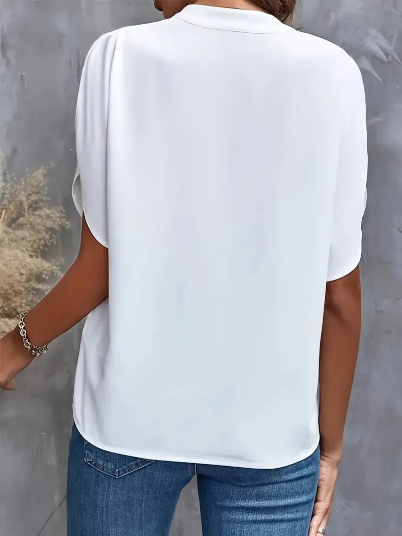 Styledora Elegant V-Neck Blouse