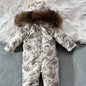New -30 Winter Baby Rompers Thickness  Infant Jumpsuit