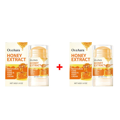 Honey Moisturizing Stick for Hand Foot Skin Care Deep Hydrating Anti Drying Chapping Soften Calluses Heel Cracked Repair Cream