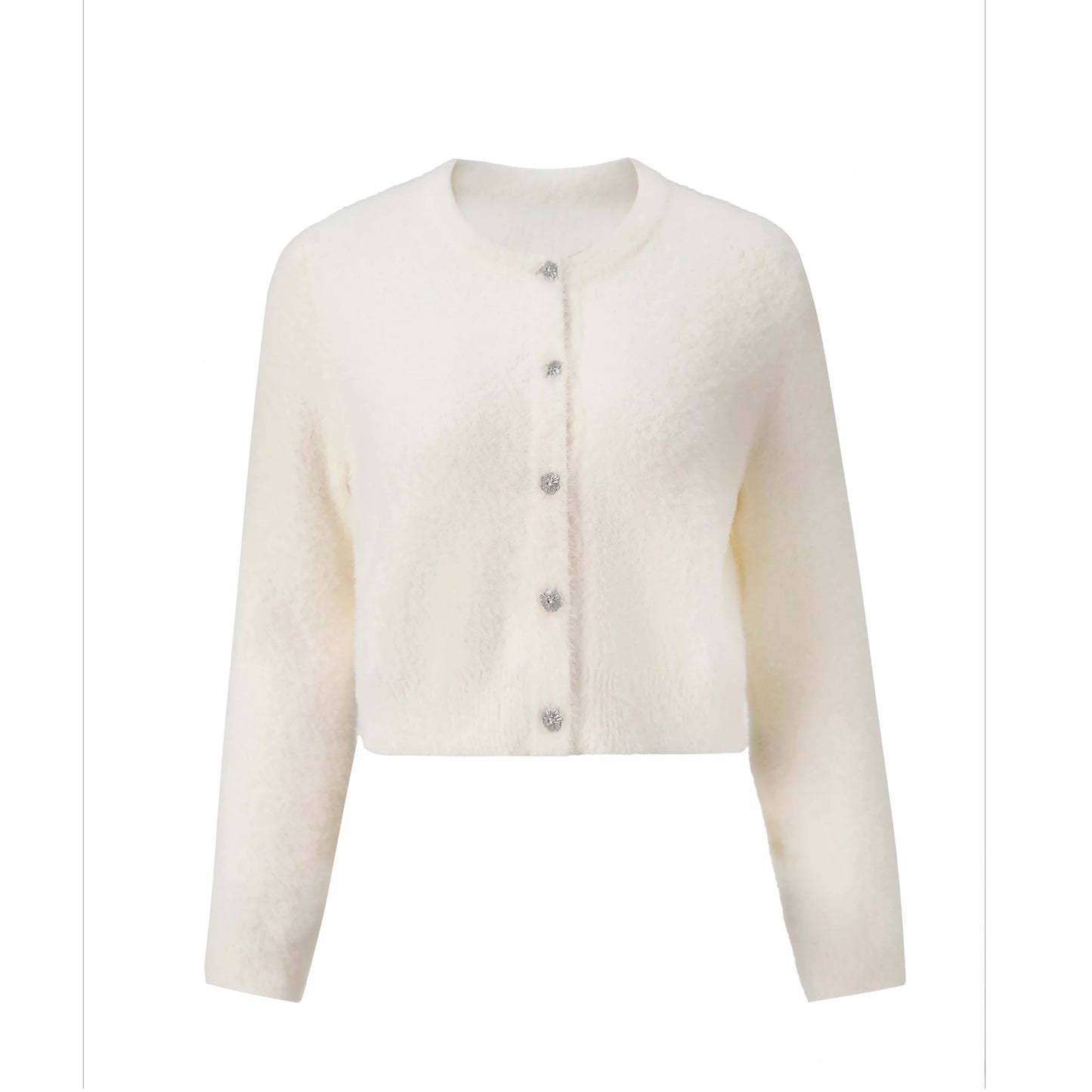 AP Mulheres 2026 Outono e Inverno Mohair Cardigan Senhora Personalizado
