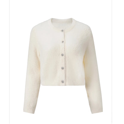 AP Mulheres 2026 Outono e Inverno Mohair Cardigan Senhora Personalizado