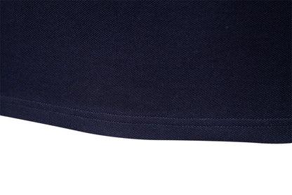 2025 Autumn New Men's Deer Embroidery Cotton Rich Blend Breathable Polo Shirts Long Sleeve Social Business Golf Polo Shirts Male