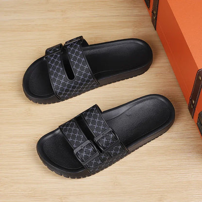 Moda casual flip-flops masculino verão eva sandálias esportivas de sola macia 2024 nova tendência confortável antiderrapante chinelos de praia