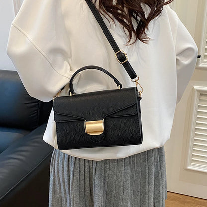 Black Handbags Classic Bags Designer Crossbody Bag Pu Leather Small Messenger Bag Women's Shoulder Bag Bolsa Feminina Flap Purse