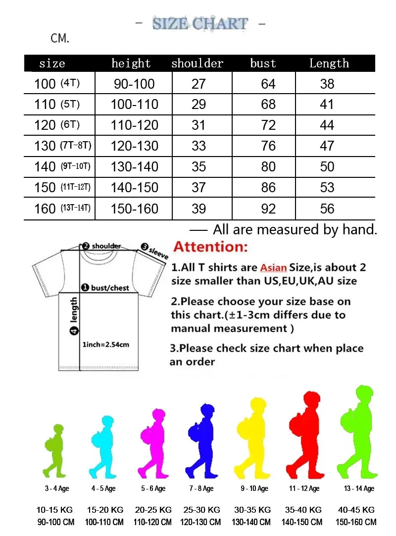 Summer 2 Piece Set 3-12 Age Children T-Shirt