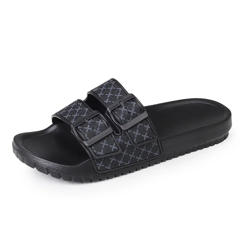 Moda casual flip-flops masculino verão eva sandálias esportivas de sola macia 2024 nova tendência confortável antiderrapante chinelos de praia