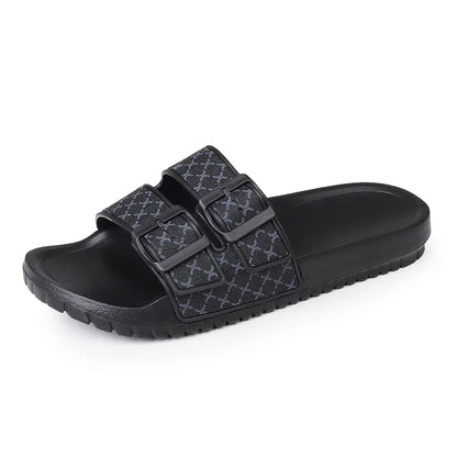 Moda casual flip-flops masculino verão eva sandálias esportivas de sola macia 2024 nova tendência confortável antiderrapante chinelos de praia
