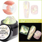30ML Glitter Poly Nail Gel Hema Free Pink Glitter Acrylic Gel Finger Extension Nail Gel Semi-Permanent Nail Varnish For Manicure