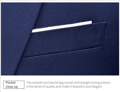 Suits For Men 3 Pieces Set Elegant Wedding  Fashion Classic Full Jackets Vest Pants Blazers Outfit 2026 Formal Costume