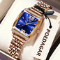 POEDAGAR Elegant Woman Watches High Quality Date Waterproof Luxury Ladies Watch Stainless Steel Casual Quartz Women's Wristwatch
