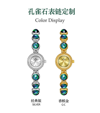 Gold Women Bracelet Watches Luxury Brand Dress Quartz Small Dial Ladies Wrist Watches Rhinestone Rose Gold Watches For Women