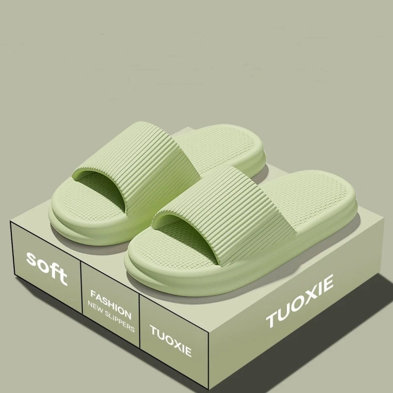 Women Summer Concise EVA Slippers Men