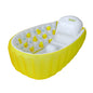 Inflatable Bathtub Pool for Sitting up, Blow up Portable Non-slip Baby Toddler Bathtub for Kids