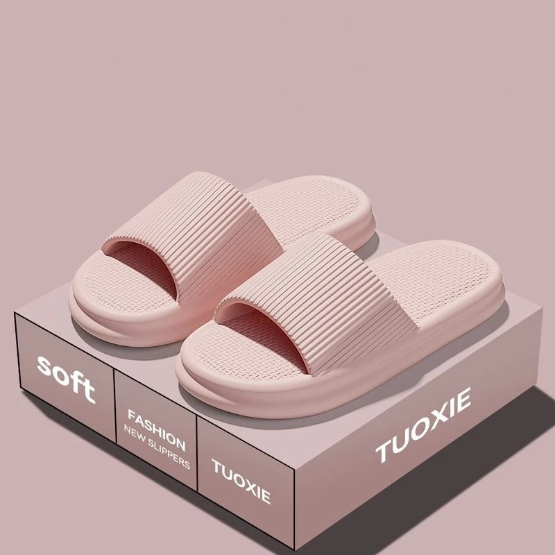 Women Summer Concise EVA Slippers Men