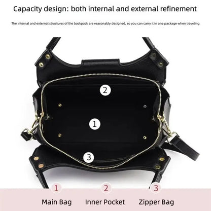 New Women's Handbags, Fashionable Tote Bags, High-End Shoulder Bags, Large-Capacity Commuter Bags, Simple and Versatile Casual Bags, Water-Resistant Crossbody Bags