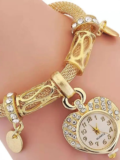 Watch For Women Watches 2023 Best Selling Products Luxury Watch Bracelet Set Diamond Steel Band Quartz Wristwatch