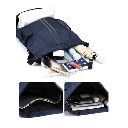 Sport Drawstring Backpack – Dry & Wet Separation Gym Bag