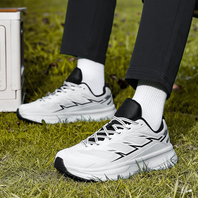 Wide Toe Men Running Sneakers