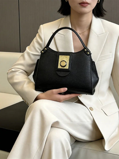 New Women's Handbags, Fashionable Tote Bags, High-End Shoulder Bags, Large-Capacity Commuter Bags, Simple and Versatile Casual Bags, Water-Resistant Crossbody Bags